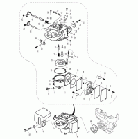 CARBURETOR ASSY 2 Strock For TC5